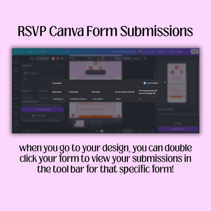Berry First Birthday [Interactive Canva Website Invitation Template]